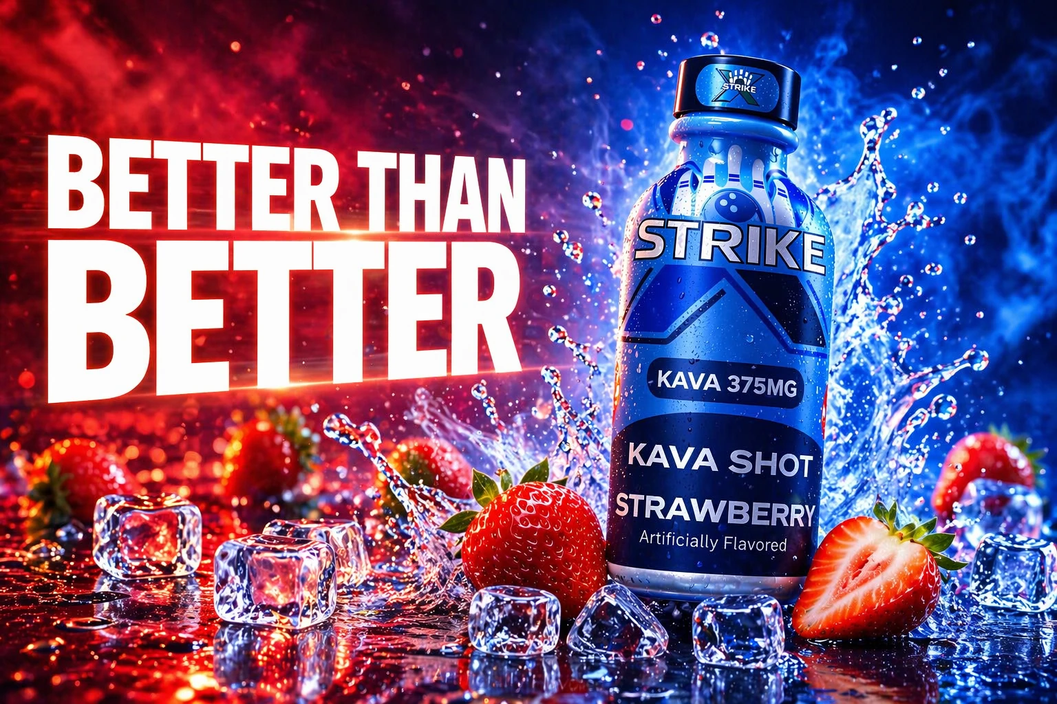 Strike Kava Shot Strawberry